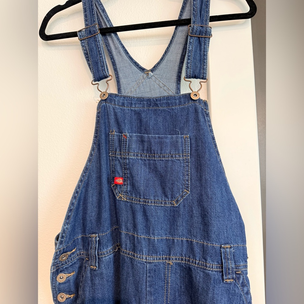 Dickies Blue Denim Overalls - Picture 2 of 9